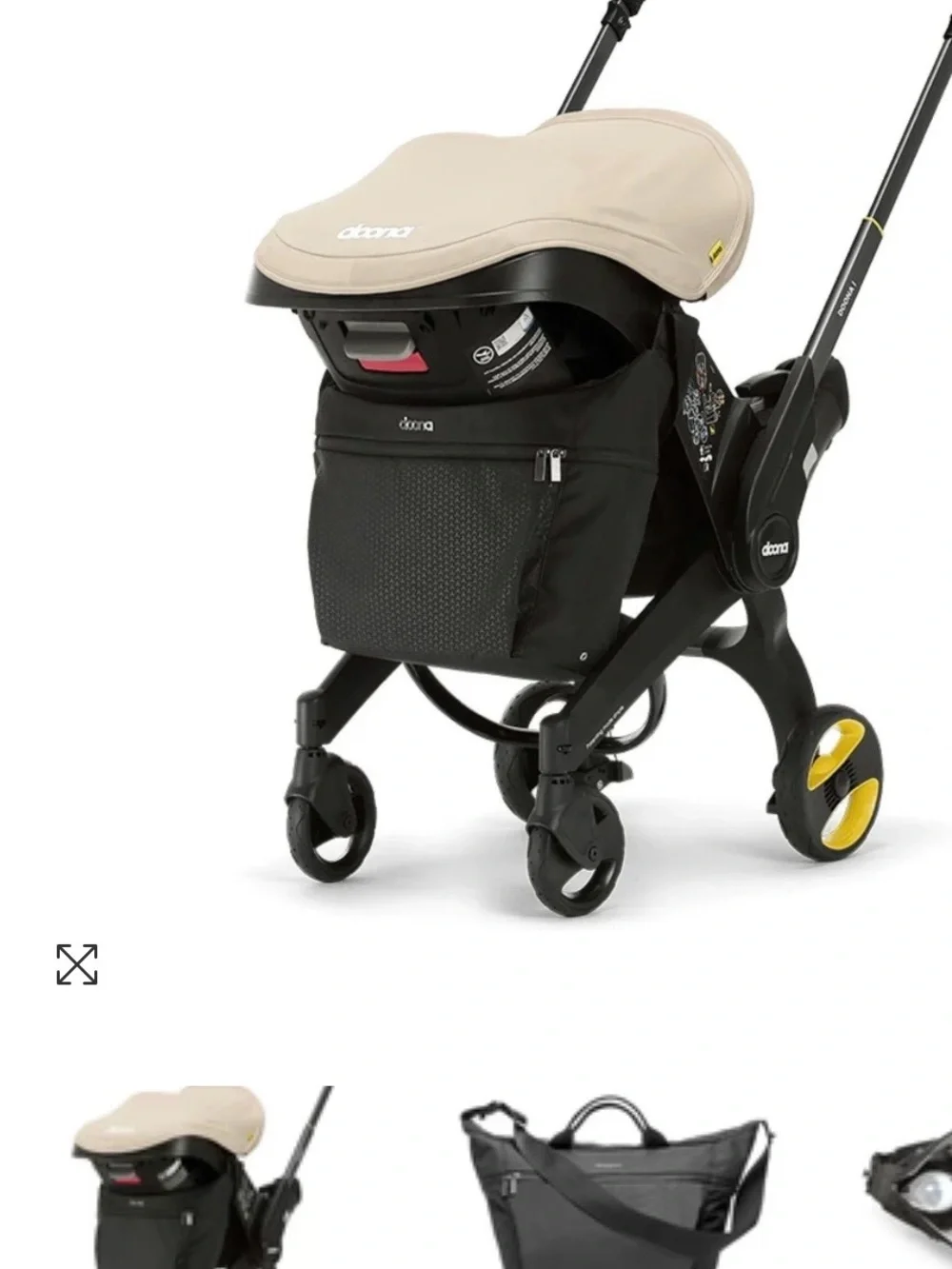 Doona Diaper Clip in Traveling Bag